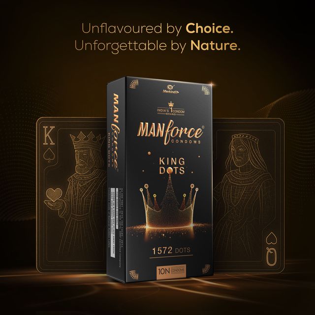 Manforce King Dot | Spiral-Dotted Condom for Enhanced Pleasure