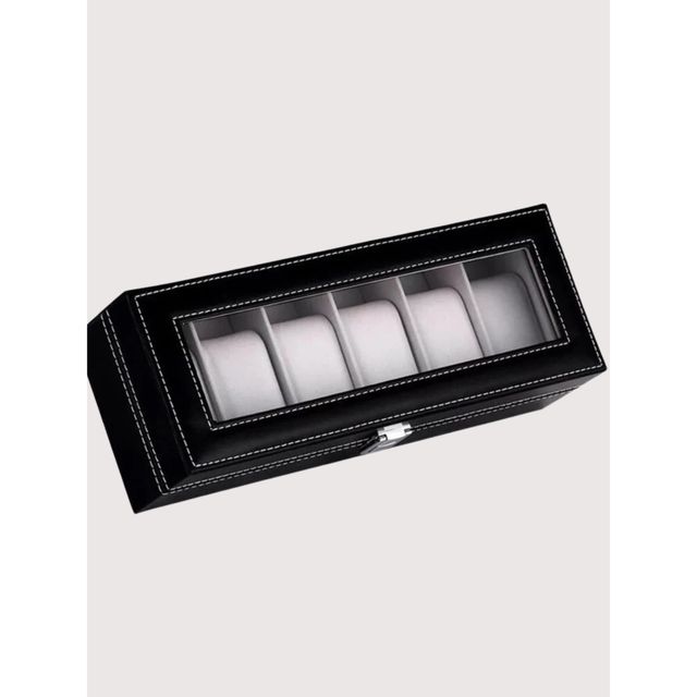 Calvadoss Unisex Watch Case | WCB-001-6 | Black
