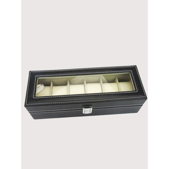 Calvadoss Unisex Watch Case | WCB-001-6 | Black