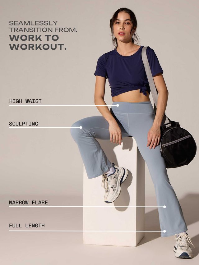 Cava Women's Flare Pants Grip-It | Slate - L