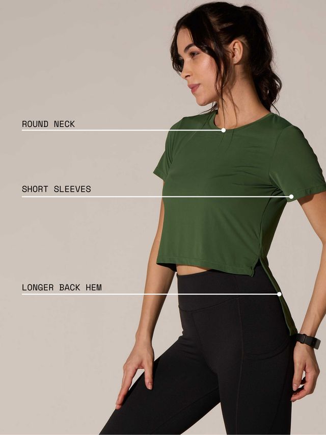Cava Women's Top Lay-Low | Olive - XS/S