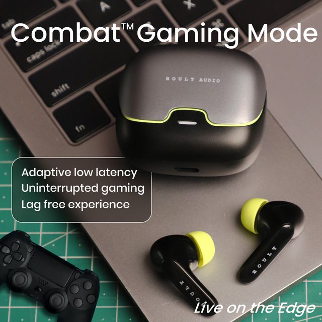 Boult Audio X70 with Zen ENC Mic | 60H Battery Life | Low Latency Gaming | Black | In the Ear