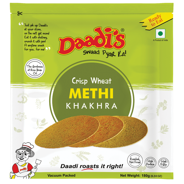 Daadi's Methi Khakhra 180 g Combo