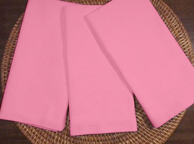 Lushomes Cloth Napkin - Baby Pink | Mitted Corners | 18 x 18 inch | 45 x 45 cm