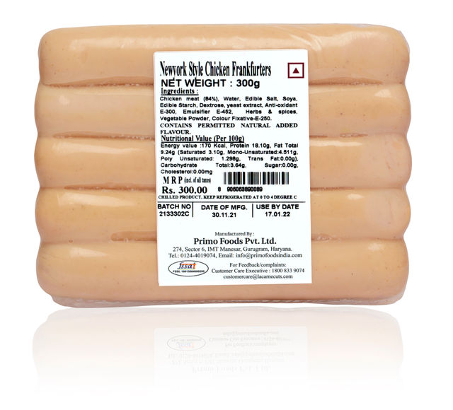 La Carne New York Style Chicken Frankfurters