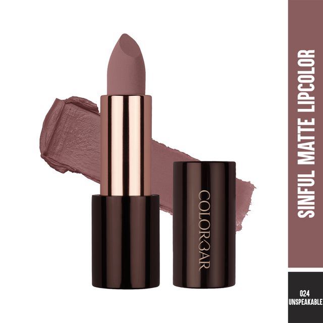 Colorbar Sinful Matte Lipcolor - Unspeakable