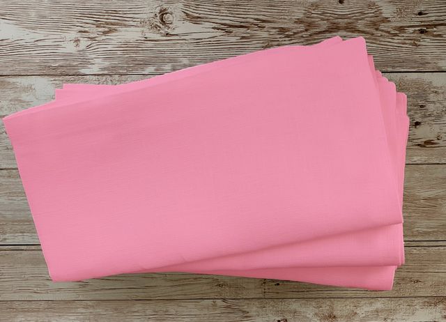 Lushomes Cloth Napkin - Baby Pink | Mitted Corners | 18 x 18 inch | 45 x 45 cm