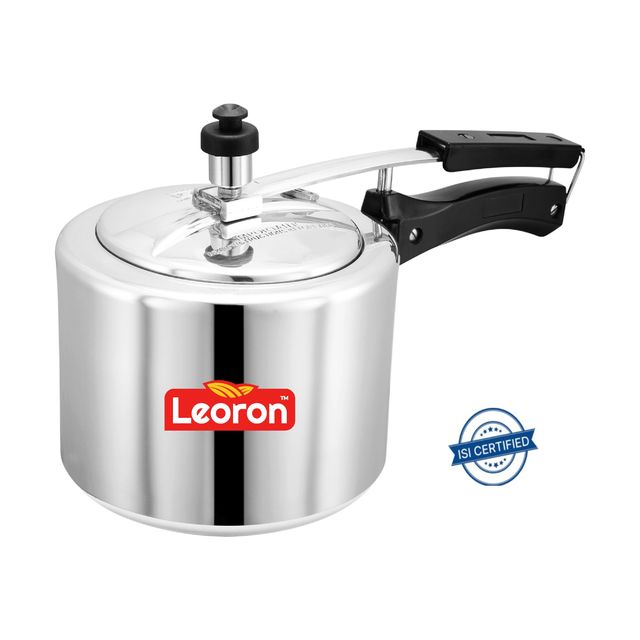 Leoron 3 Litre Inner Lid Induction Bottom Aluminium Pressure Cooker
