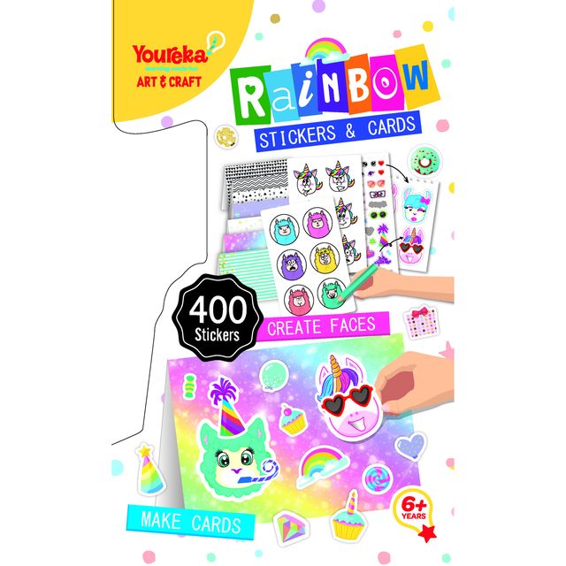 Hamley's Youreka Rainbow Sticker Pad Multicolour 3 to 5 Years
