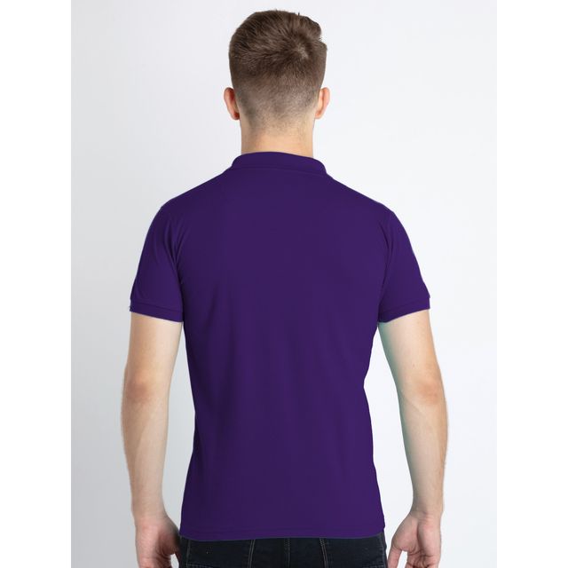 Status Quo Men Polo T-shirt - Purple Grape - Buy at ₹352 Online