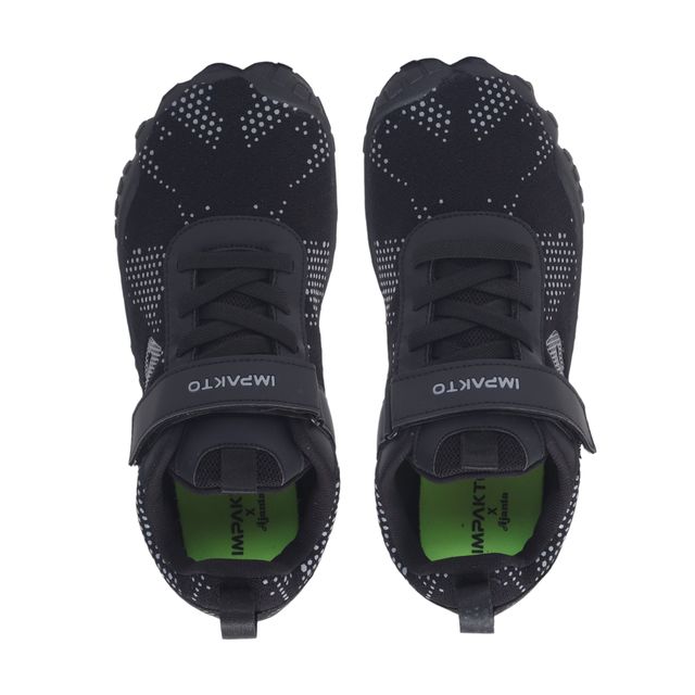Impakto Men's Barefoot Rooted Black Gym Shoes | Uk6