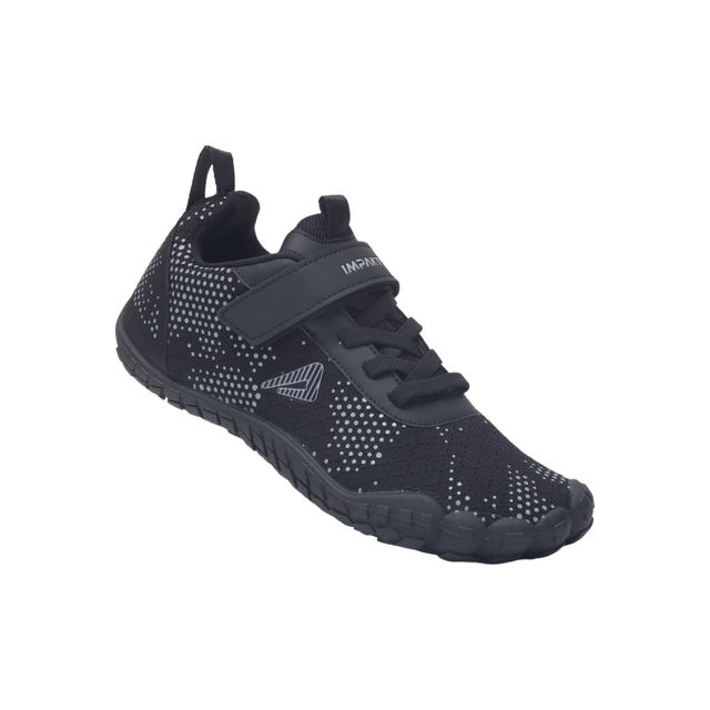 Impakto Men's Barefoot Rooted Black Gym Shoes | Uk6