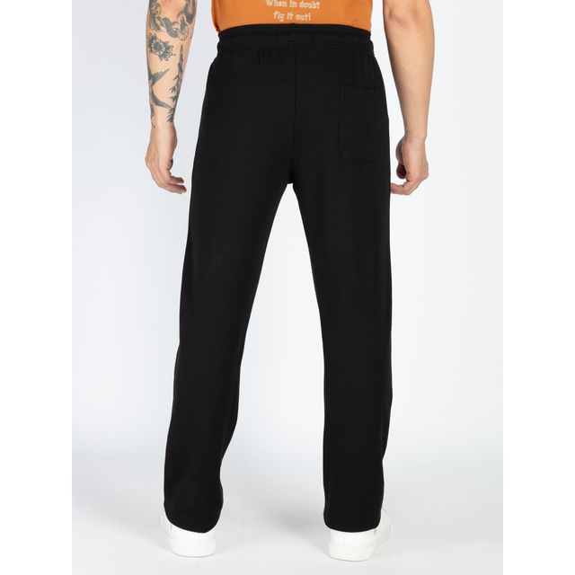 Status Quo Mens Basic Regular Fit Trackpant | Black | M