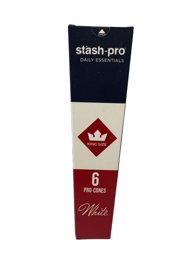 Stash-Pro Pre-Rolled Cones - White (Assorted Packaging) 6 pc Combo