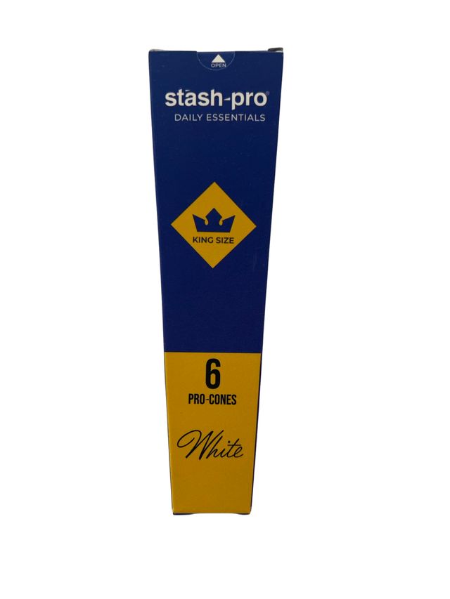 Stash-Pro Pre-Rolled Cones - White (Assorted Packaging) 6 pc Combo
