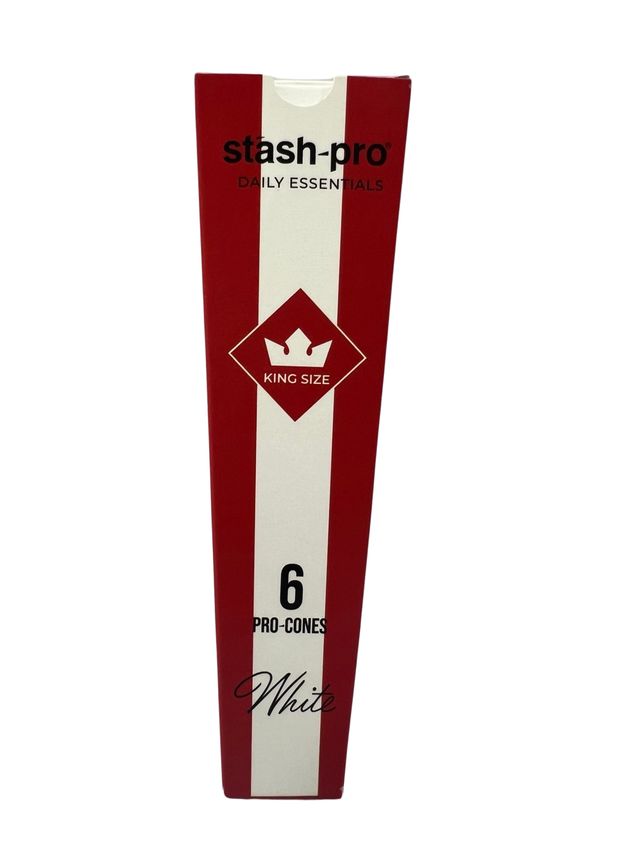 Stash-Pro Pre-Rolled Cones - White (Assorted Packaging) 6 pc Combo