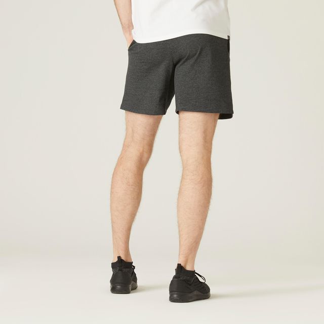 Decathlon Men Cotton Gym Shorts - Dark Grey | XL