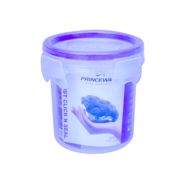 Princeware Click N Seal Canister Container 270 ml | 87 x 87 x 86 Mm