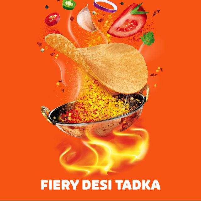Kellogg's Pringles Potato Chips Desi Masala Tadka Flavour