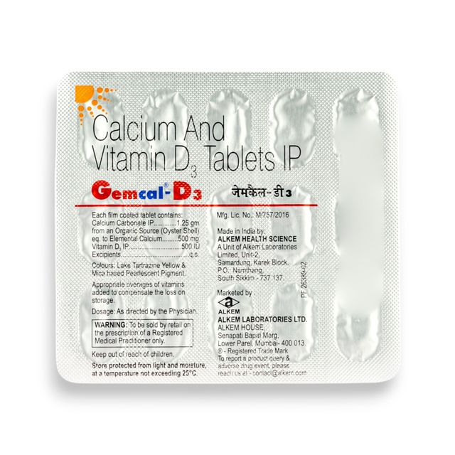 Gemcal D3 Tablet