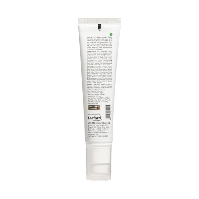 Meglow SPF 50 Mineral Glow Sunscreen | Ultra Matte | Water-Resistant Protection