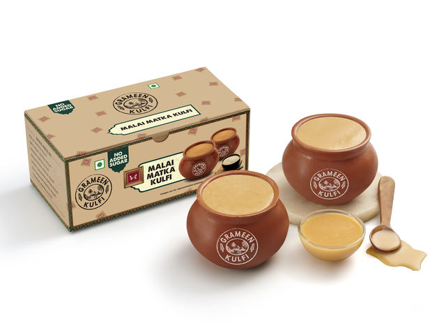 Grameen No Added Sugar Desi Malai Kulfi Matka Ice Cream Cup