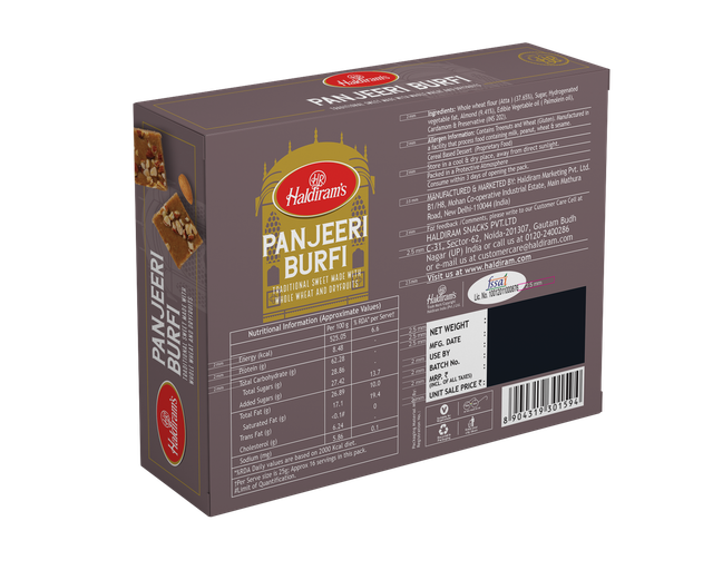 Haldiram Veg Panjeeri Burfi