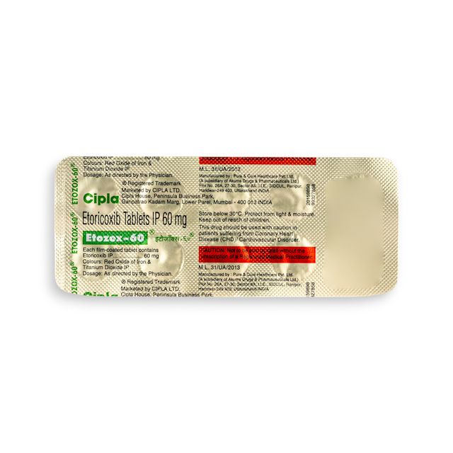 Etozox 60mg Tablet