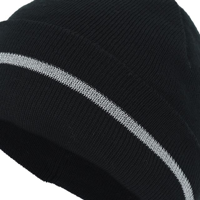 Buy Fabseasons Unisex Solid Cotton Blend Beanie | Black - Free