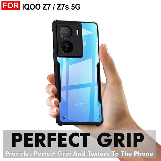 Zapcase Back Cover for iQOO Z7 5G | IQOO Z7s 5G | Matte-Black