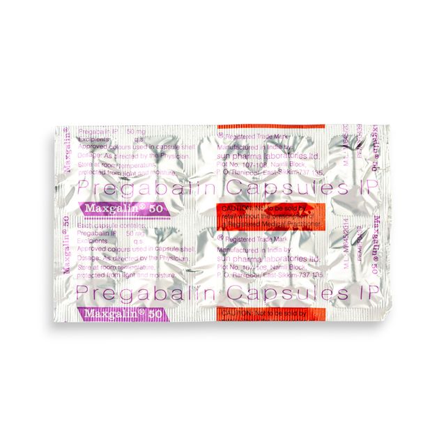 Maxgalin 50 Capsules