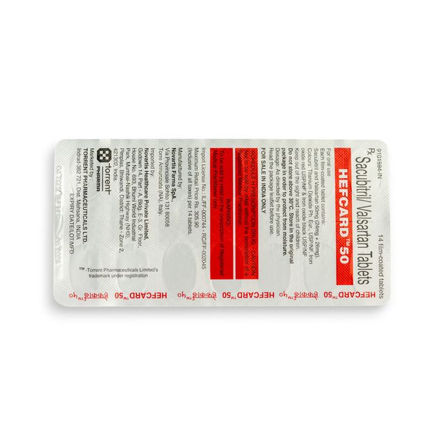 Hefcard 50 Tablets