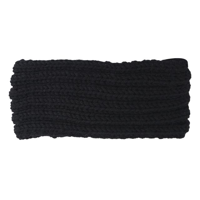 Fabseasons Women's Solid Acrylic Blend Headband | Black | 2 - 10 years