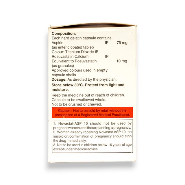 Novastat Asp 10 Capsule