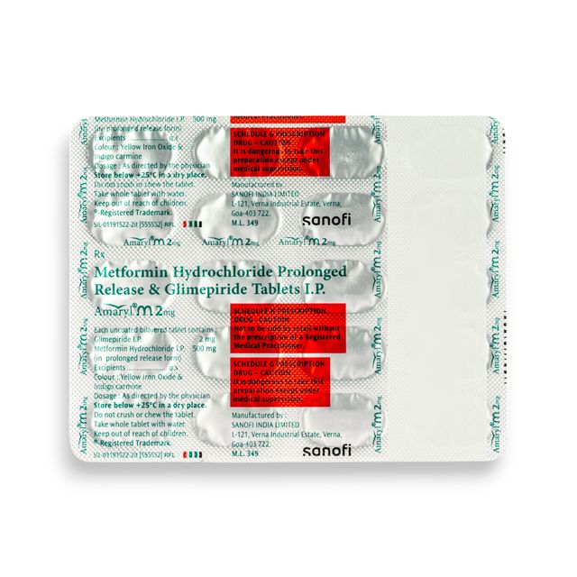 Amaryl M 2Mg Tablet Pr