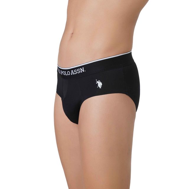 U.S. Polo Assn. | Underwear Pack of 2 | L | Briefs | EB004 | Black and Blue