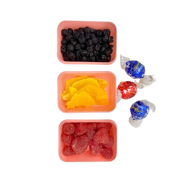 Mahaware Polka Container | Easy Storage Container| 125 ml | Set of 3