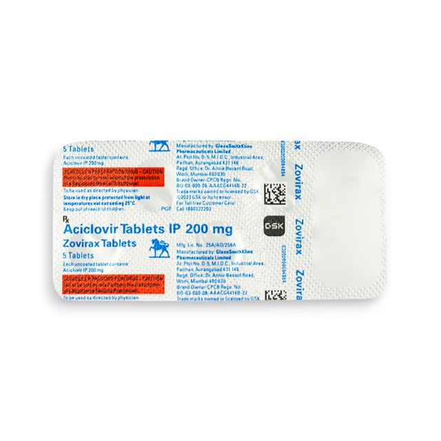Zovirax 200 Tablet