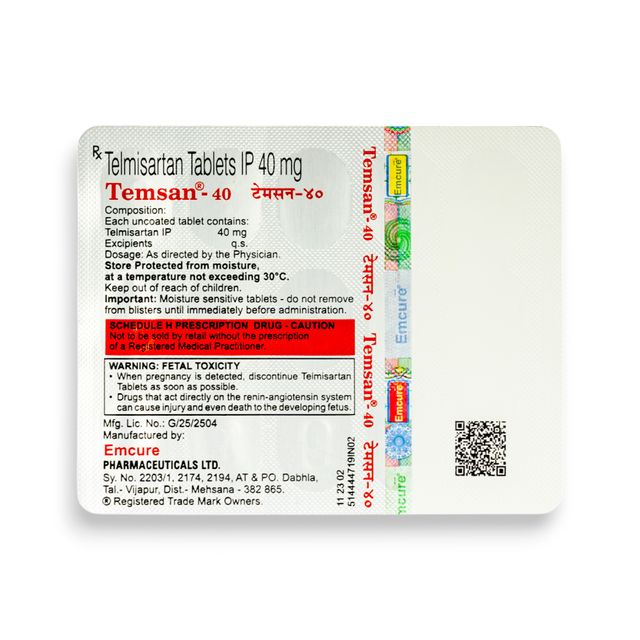 Temsan-40 Tablets