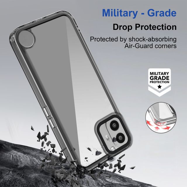 Zapcase Back Cover for CMF by Nothing Phone 1 | Space-Black