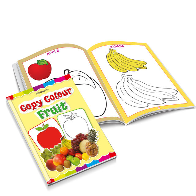 Dreamland Copy Colour Book - 1 to 6 (Pack) | Gift for kid | Gift Pack | Coloring Books for kid, 96 Pages