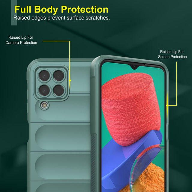 Zapcase Back Cover for Samsung Galaxy M33 5G | Magic-DarkGreen