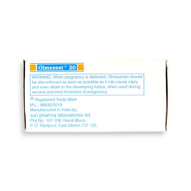 Olmezest 20 Tablet