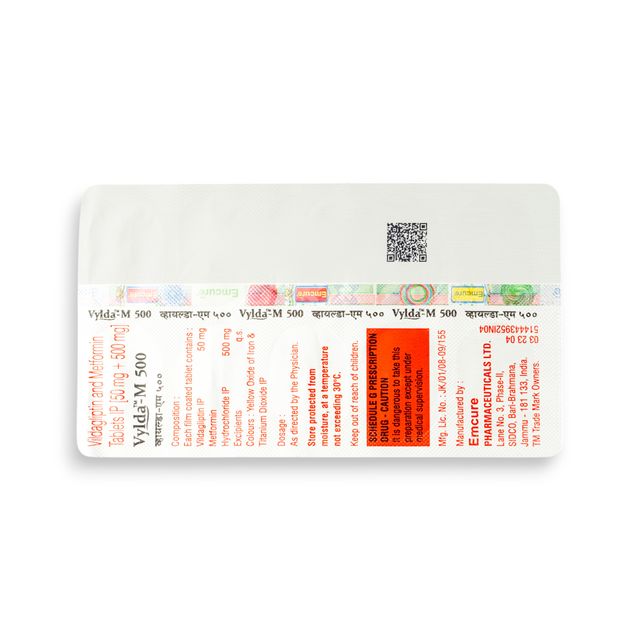 Vylda M 500 Tablets