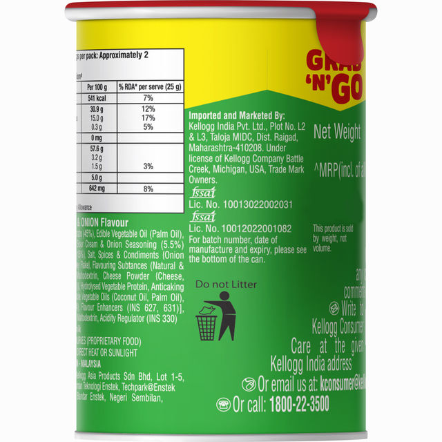 Pringles Potato Chips - Sour Cream & Onion 40 g Combo