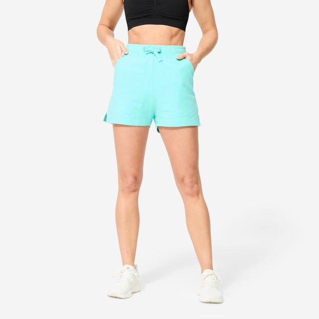 Decathlon | Womens Fitness Shorts - Lagoon Green, S