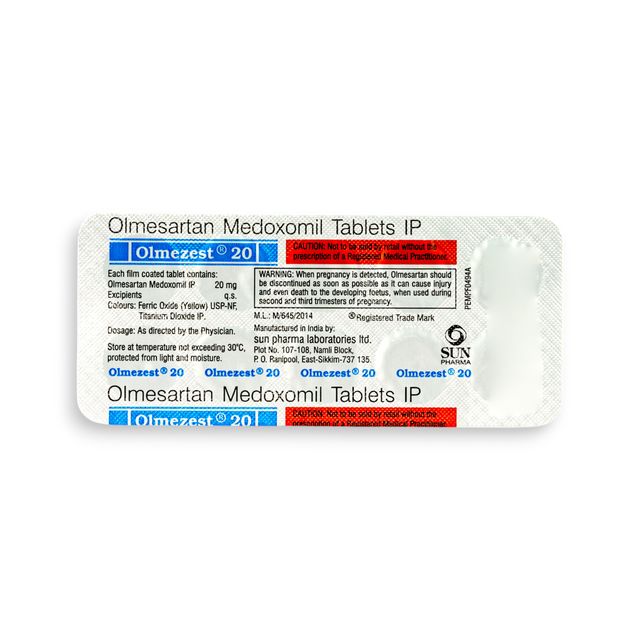 Olmezest 20 Tablet
