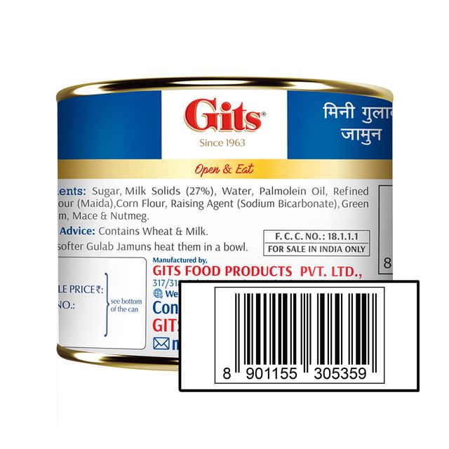 Mini Gulab Jamun Tin