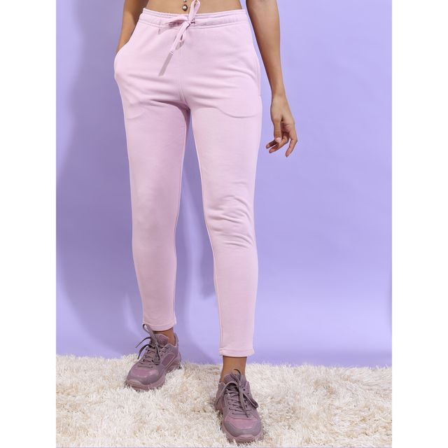 Tokyo Talkies Women's Slim Fit Track Pants | Purple - 32