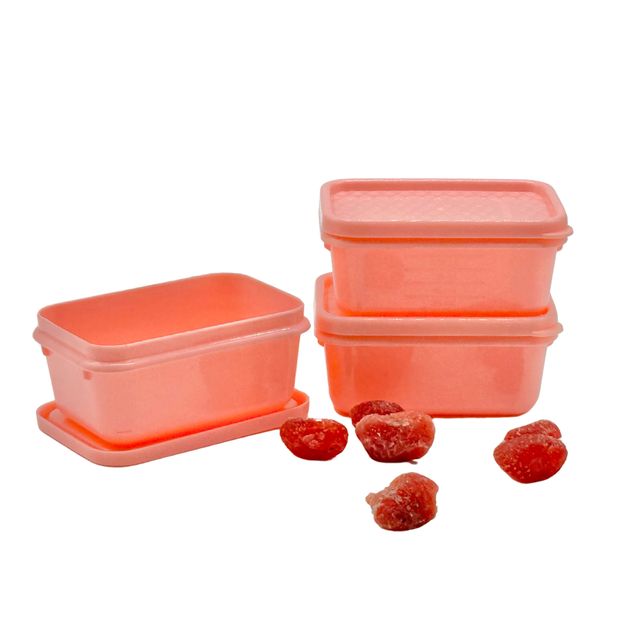 Mahaware Polka Container | Easy Storage Container| 125 ml | Set of 3